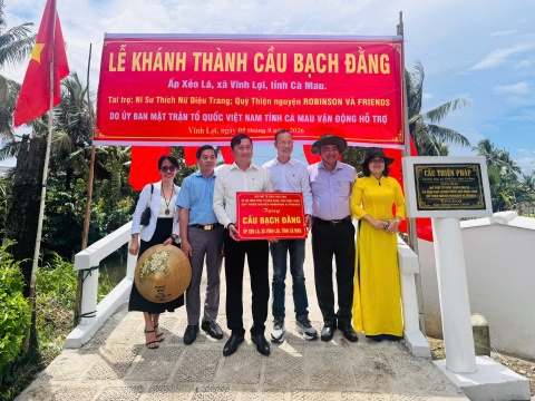 LỄ KHÁNH THÀNH 05 CẦU GIAO THÔNG NÔNG THÔN TẠI TỈNH CÀ MAU