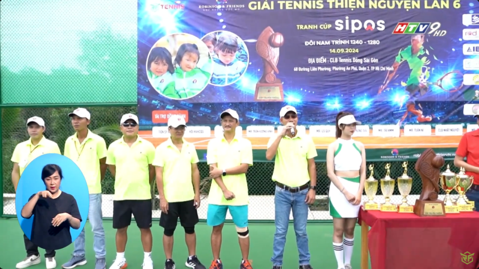 HTV9 - Giải Tennis Thiện nguyện Robinson & Friends lần thứ 6