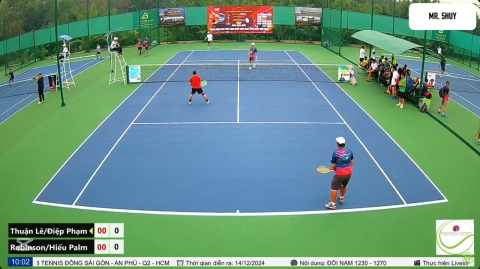 [RF7 - Đôi nam 1230] Vòng 1: Robinson/Trần Hiếu 6 - 5 Thuận Lê/Điệp Phạm